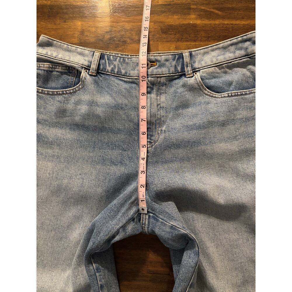 Talbots Women's 14 Petite 36 x 25 Jeans Ankle Straight High Rise Blue Denim - Picture 8 of 11